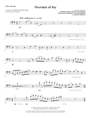 A Weary World Rejoices (A Chamber Cantata For Christmas) - Cello/Bassoon