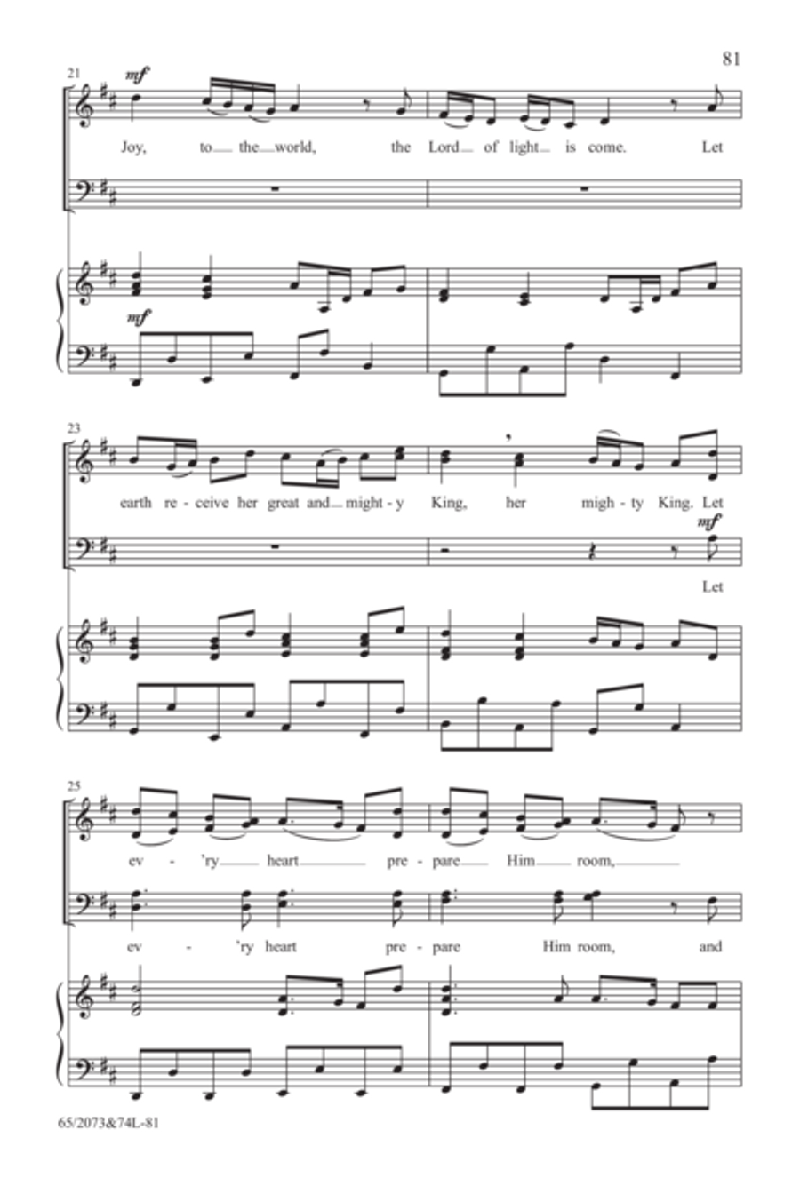 Go Sing It on the Mountain - SATB Score with Performance CD 4-Part scores gallery preview page 31