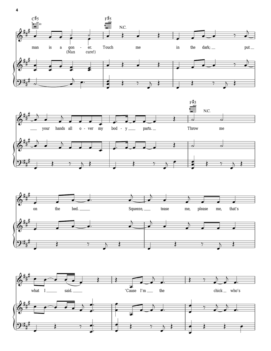 Manicure Acoustic Guitar scores gallery preview page 4