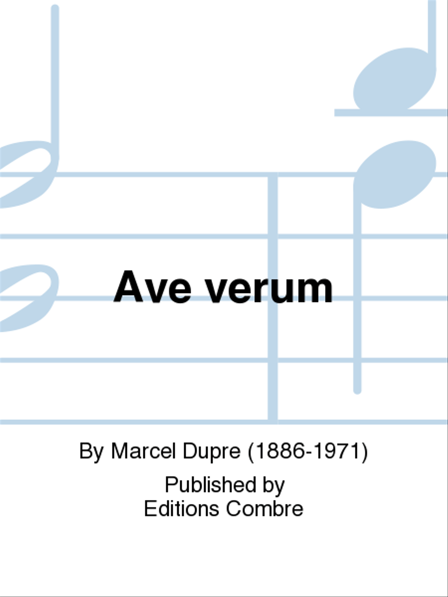 Ave Verum Choir scores gallery preview page 1