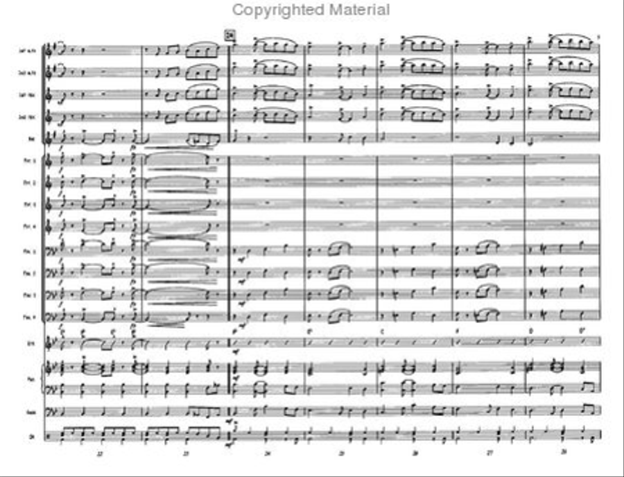We Wish You a Merry Christmas Jazz Ensemble scores gallery preview page 5