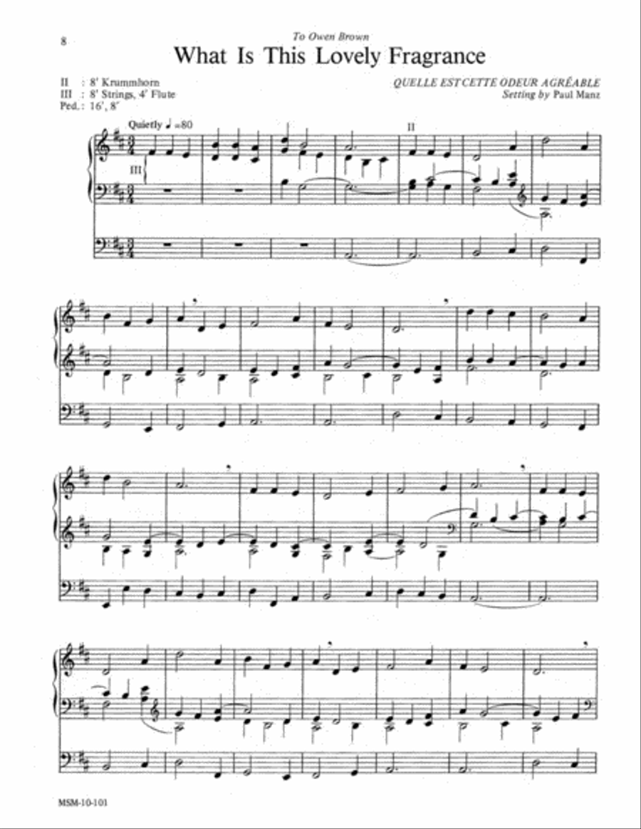 Improvisations for the Christmas Season, Set 2 Organ scores gallery preview page 4