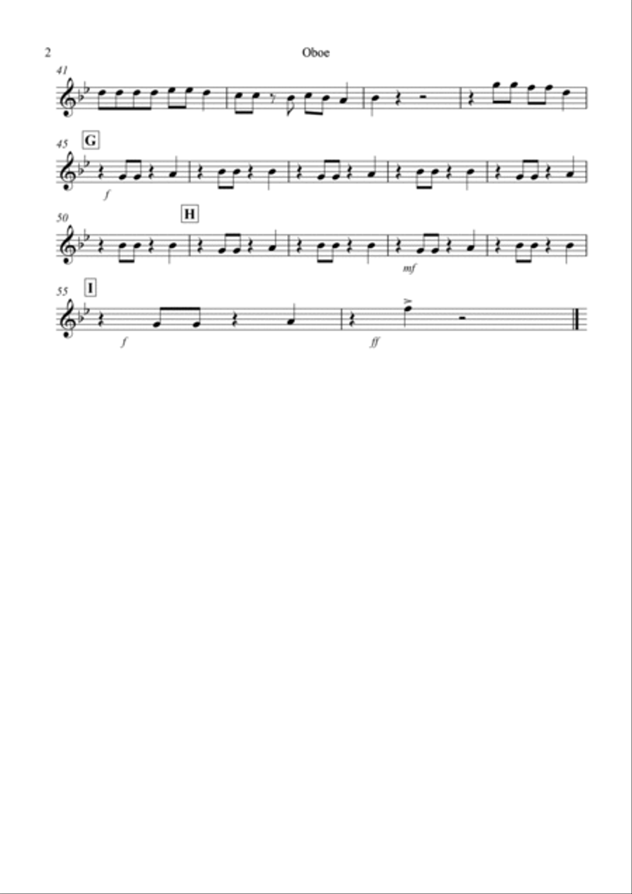 Burnie's Reggae for Wind Quintet Woodwind Quartet scores gallery preview page 6