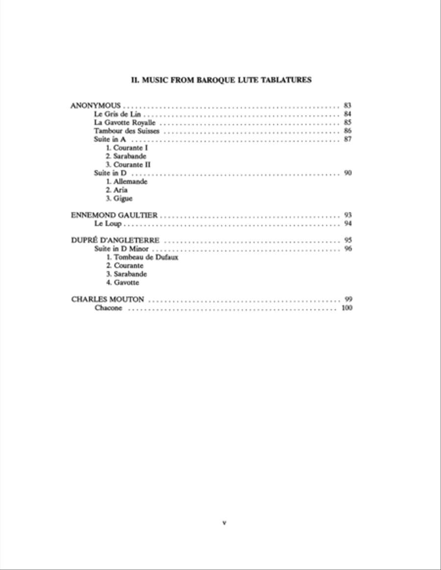 Treasures of the Baroque Volume Two Acoustic Guitar scores gallery preview page 10