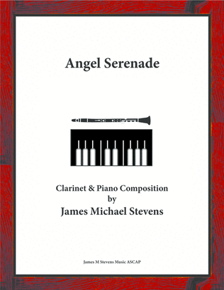 Book cover for Angel Serenade - Clarinet & Piano