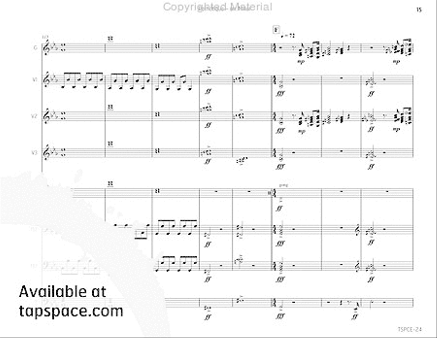 Pathetique Percussion Ensemble scores gallery preview page 20
