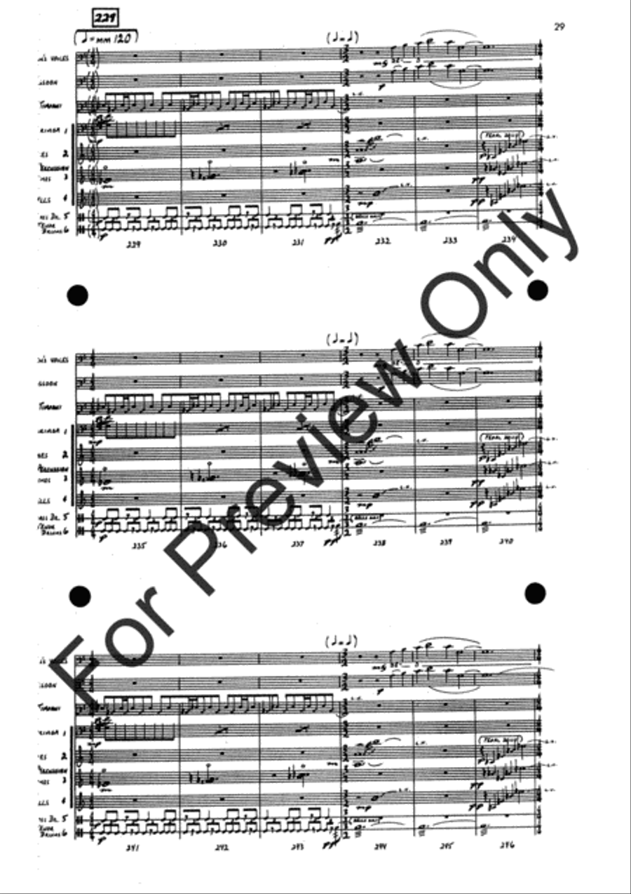Agincourt Hymn (Score) Concert Band scores gallery preview page 53