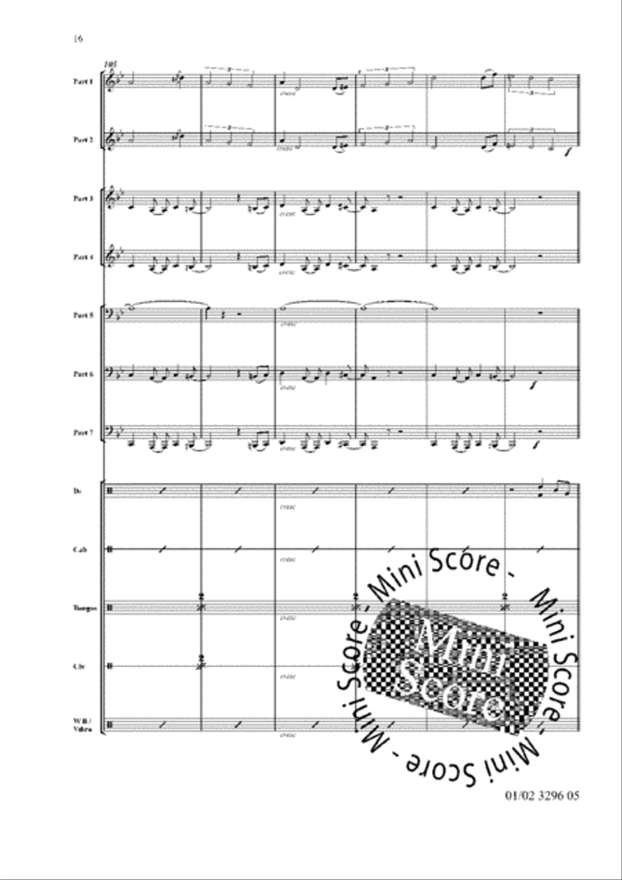 Bossa Nova Breakout! Bossa Nova Breakout! Fanfare Band scores gallery preview page 20