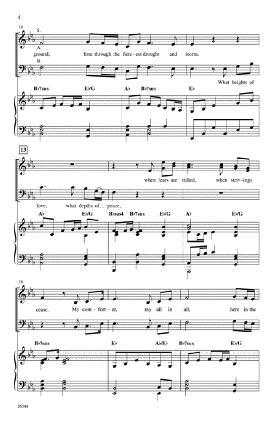In Christ Alone (A Medley) 3-Part scores gallery preview page 4