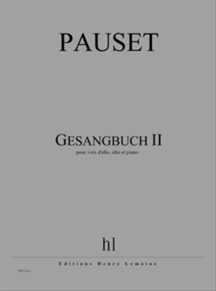 Gesangbuch II Alto Voice scores gallery preview page 1