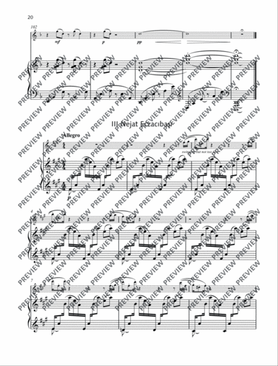 Portraits Portraits Flute Solo scores gallery preview page 21