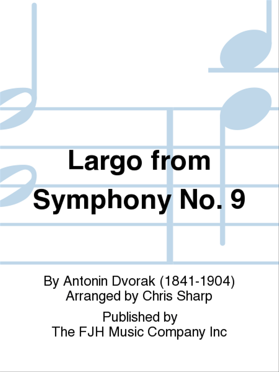 Largo from Symphony No. 9 Concert Band scores gallery preview page 1