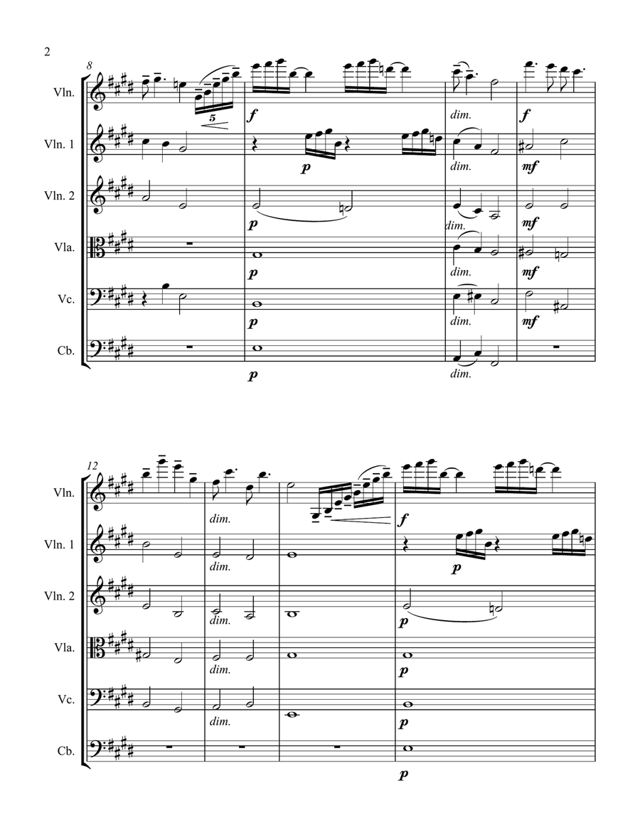 Hejre Kati Hejre Kati String Orchestra scores gallery preview page 2