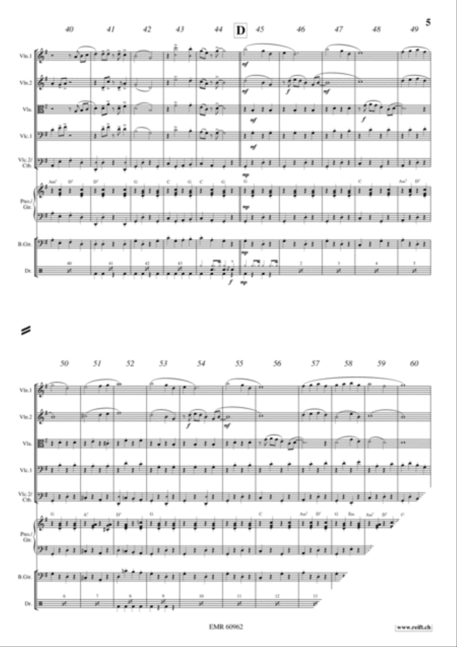 Popcorn Rag String Orchestra scores gallery preview page 5
