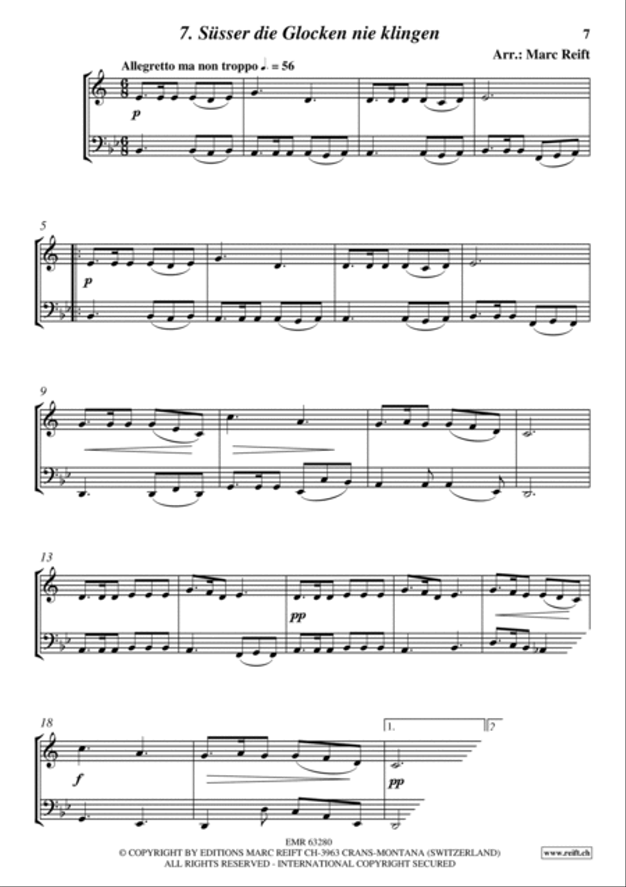 35 Easy Christmas Duets Cornet scores gallery preview page 7
