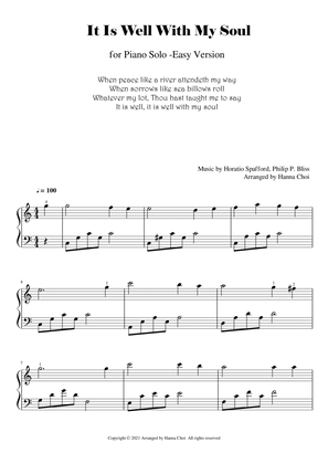 It Is Well With My Soul [for Piano Solo/ Church song]