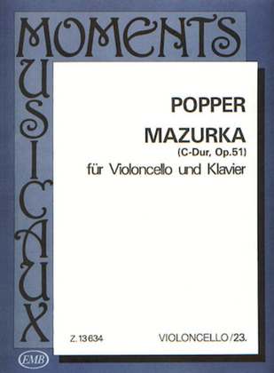 Book cover for Mazurka in C, Op. 51