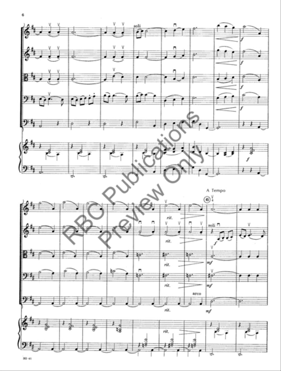 Colorado Suite String Orchestra scores gallery preview page 9