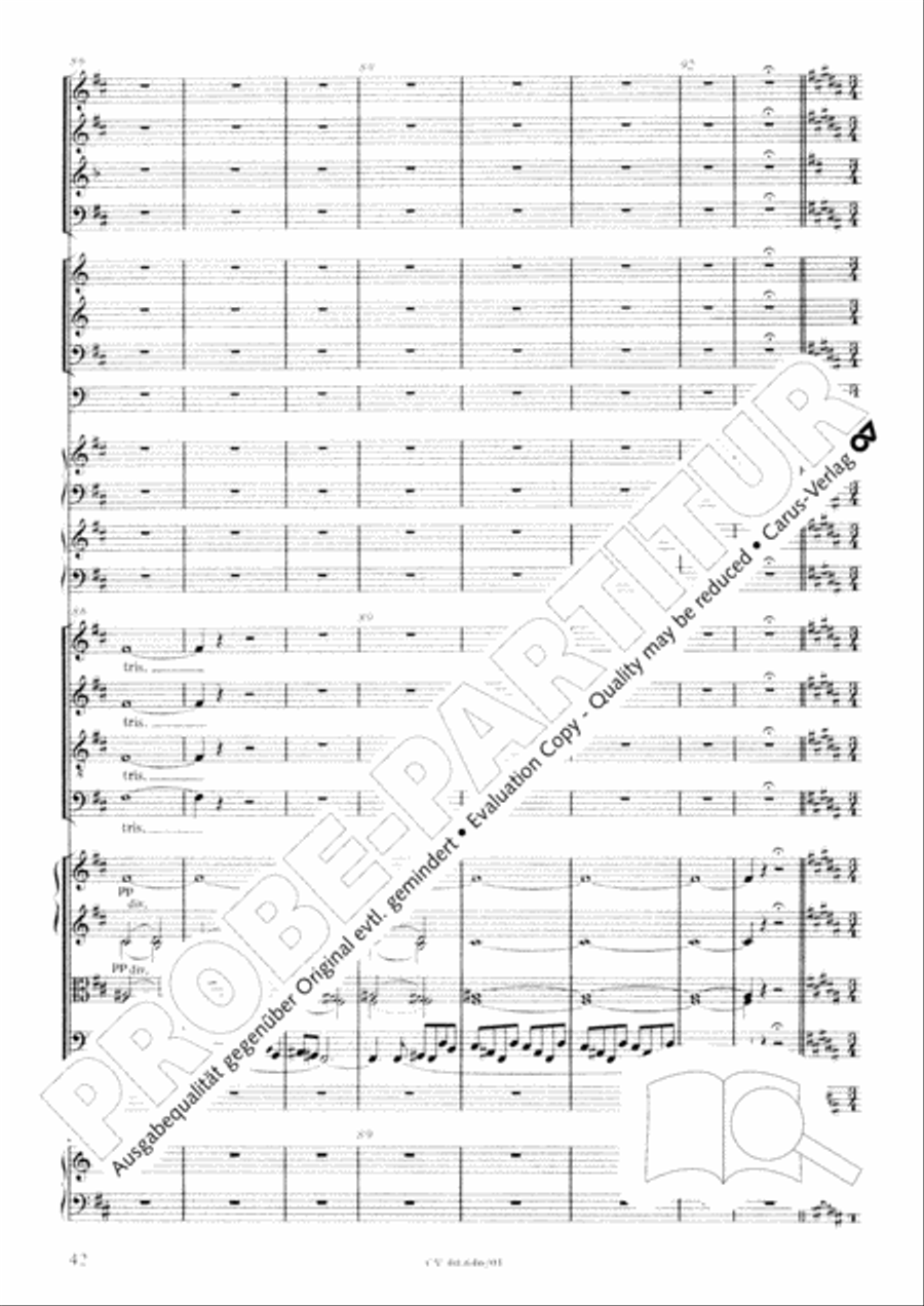 Mass in A Major (2 versions) STB scores gallery preview page 53