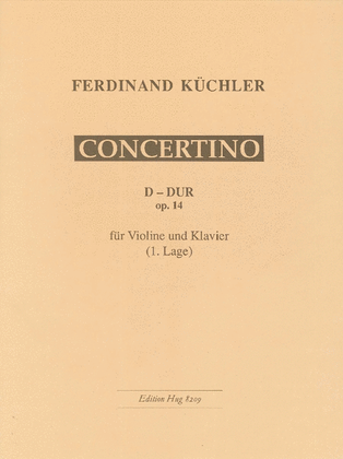 Book cover for Concertino op 14