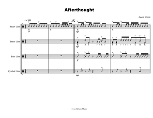 Afterthought (Drumline Cadence)