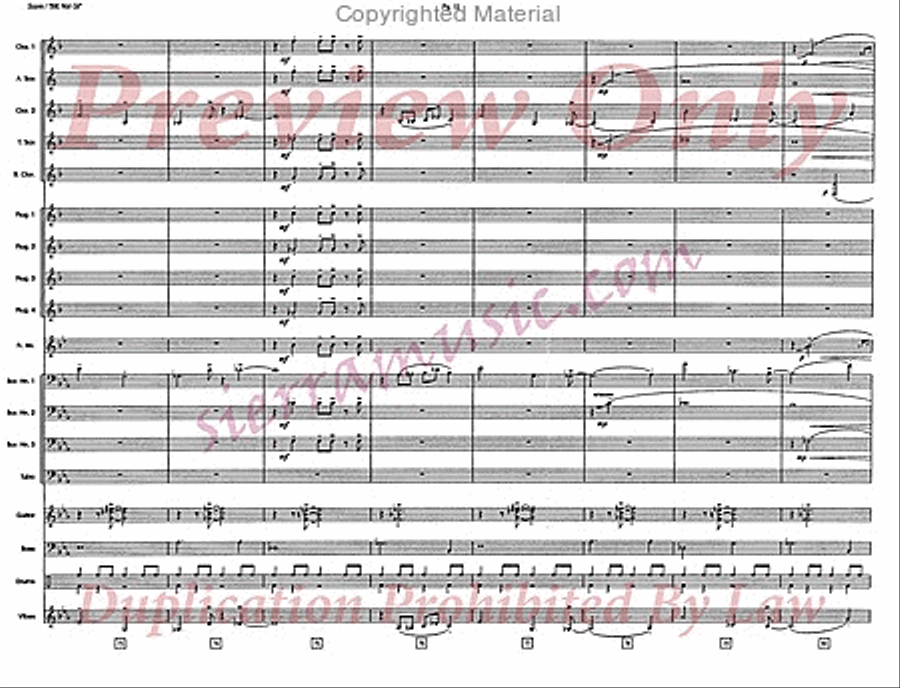 Bill, Not Gil Bill, Not Gil Jazz Ensemble scores gallery preview page 11
