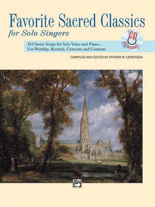 Book cover for Favorite Sacred Classics for Solo Singers - Book/CD (Medium High)