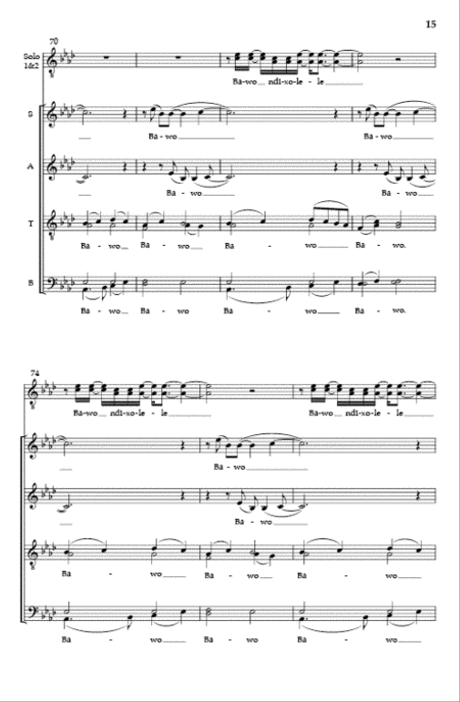 Bawo Bawo Divisi scores gallery preview page 14