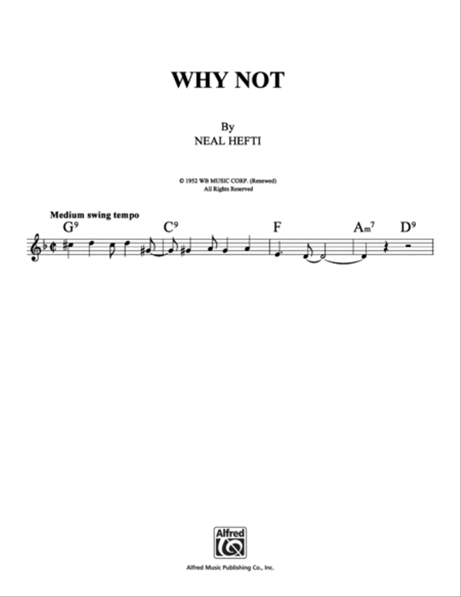 Why Not School and Community scores gallery preview page 1