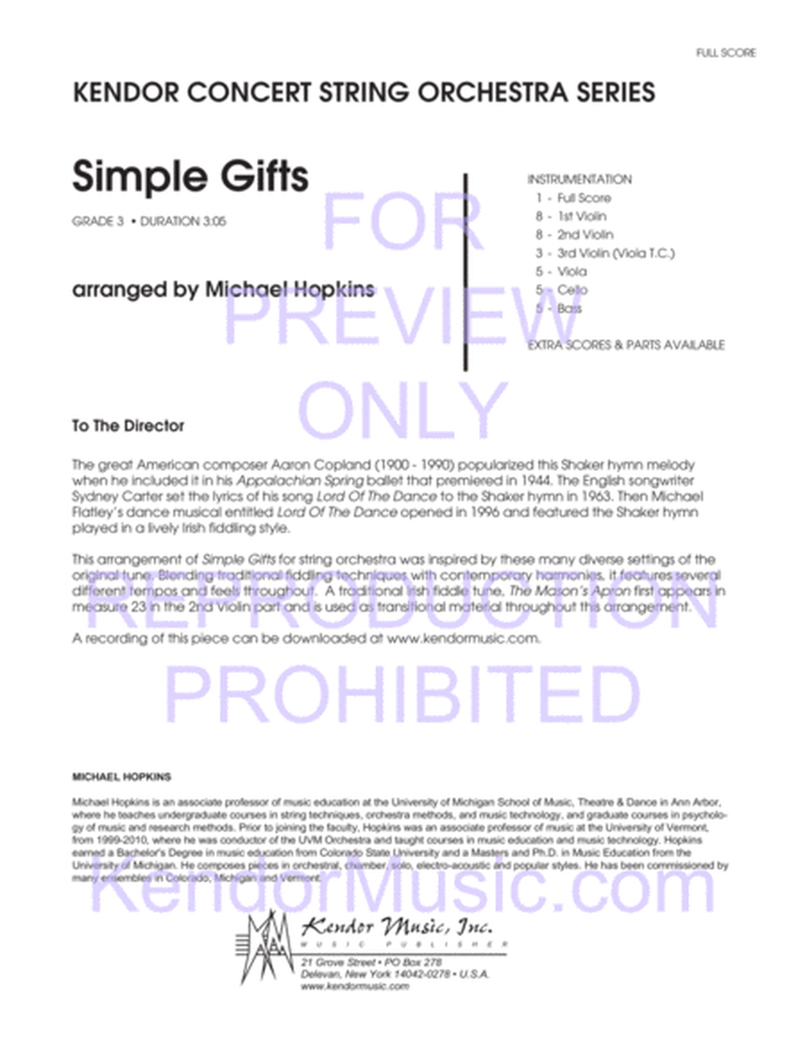 Simple Gifts image number null