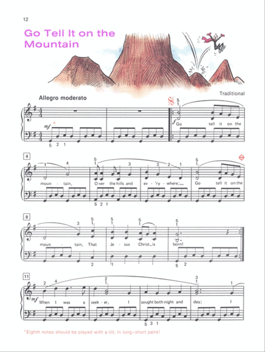 Alfred's Basic Piano Course Merry Christmas!, Level 3 Piano Method scores gallery preview page 4