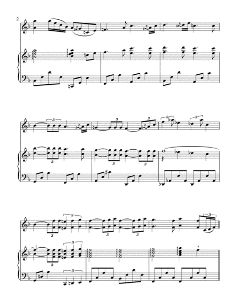 What A Wonderful World Small Ensemble scores gallery preview page 3