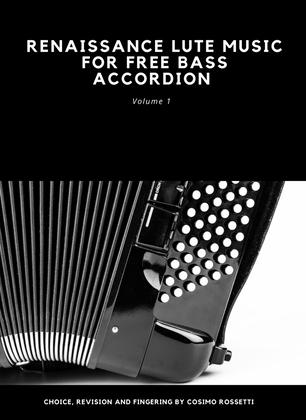 Book cover for RENAISSANCE LUTE MUSIC FOR FREE BASS ACCORDION