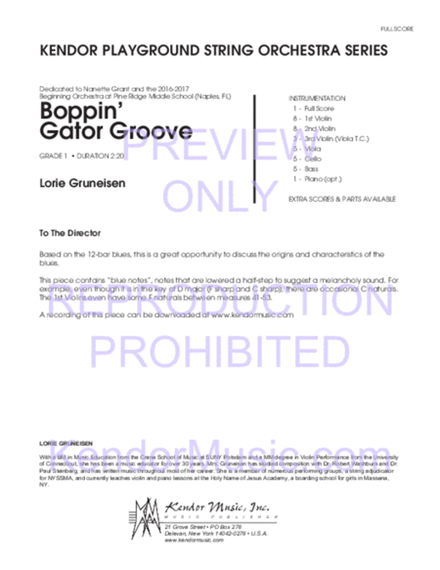 Boppin' Gator Groove