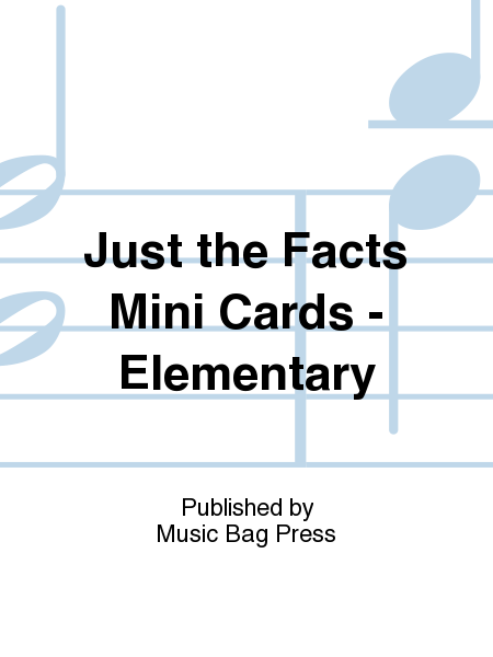 Just the Facts Mini Cards - Elementary