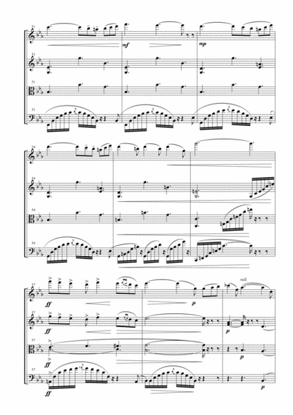 Nocturne from "Carmen Suite No. 2" for String Quartet image number null