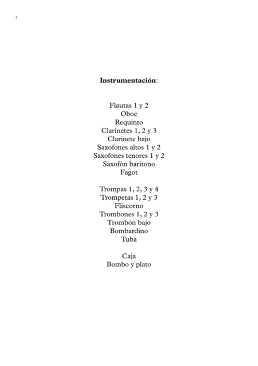 Hic sum Marching Band scores gallery preview page 2