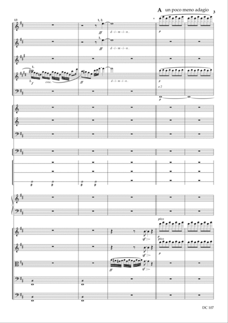 For Romania [score only] Percussion Ensemble scores gallery preview page 3