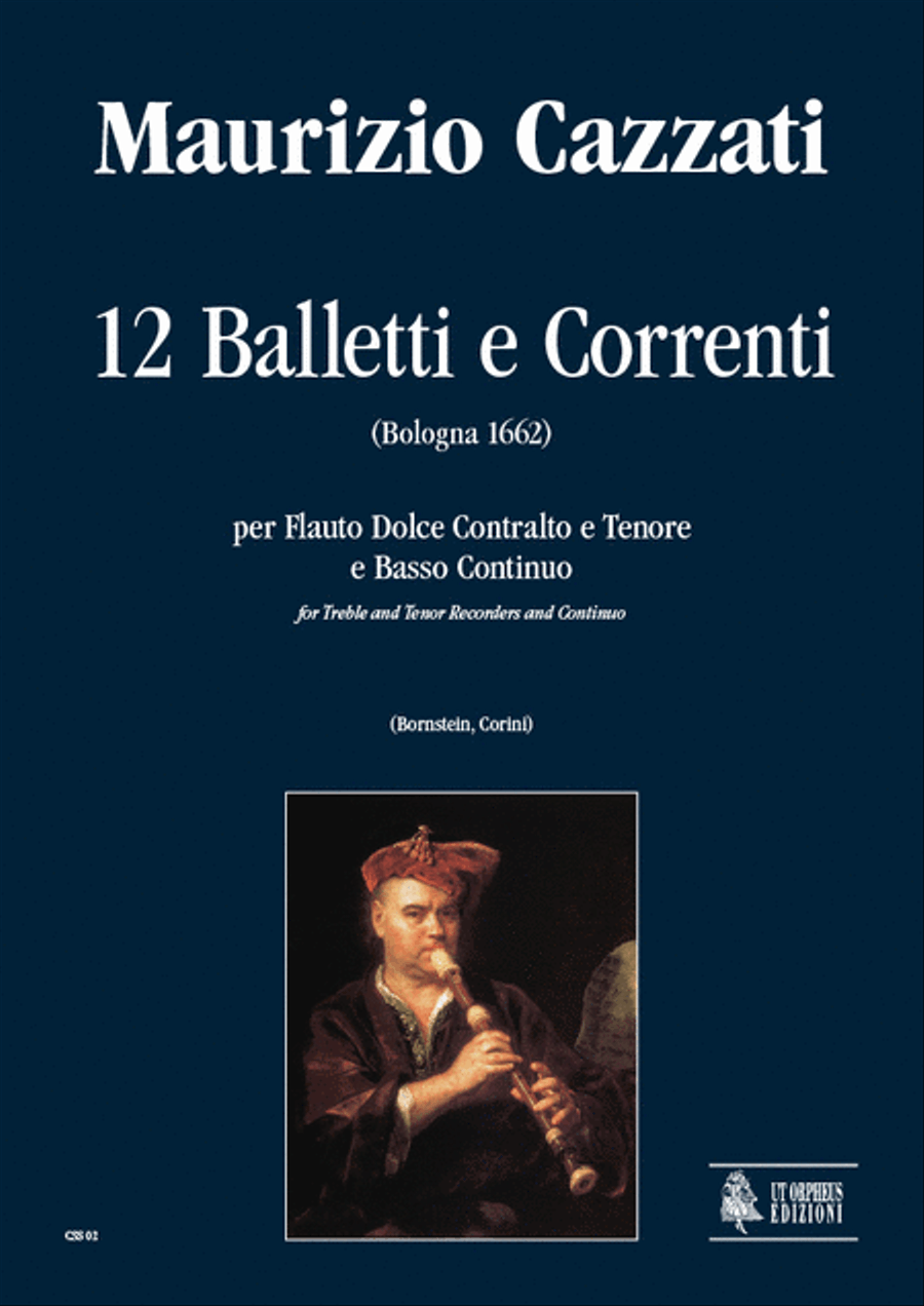 12 Balletti e Correnti for Treble and Tenor Recorders and Continuo Tenor Recorder scores gallery preview page 1