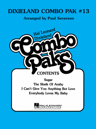 Book cover for Dixieland Combo Pak 13