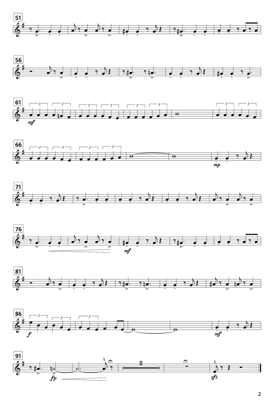 Bésame Mucho Concert Band scores gallery preview page 5