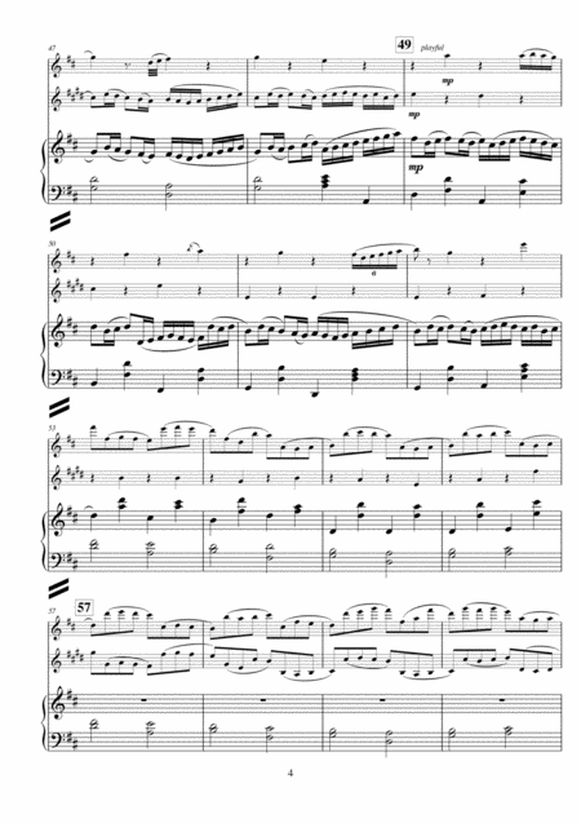 Canon in D (Long Version) for Flute, Clarinet, and Piano image number null