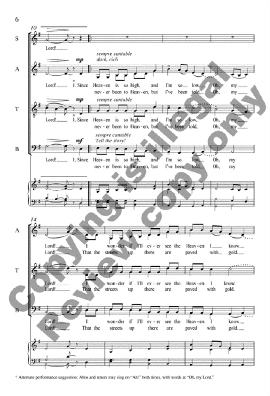 He's the Lily of the Valley Divisi scores gallery preview page 6