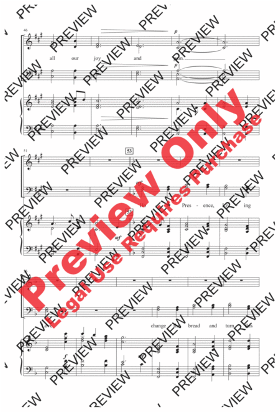 With This Bread, with This Wine 4-Part scores gallery preview page 5