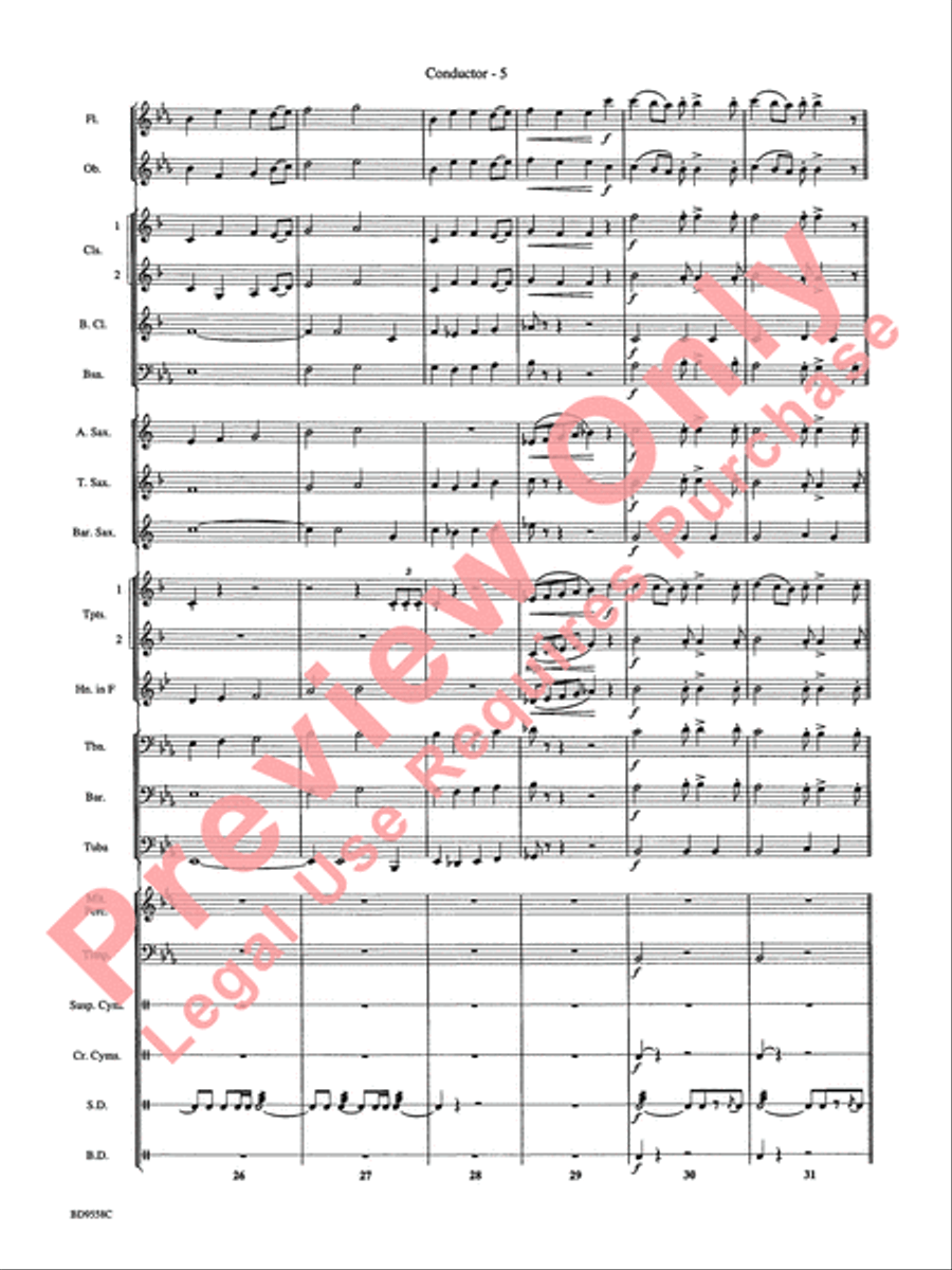 Challenge the Future Concert Band scores gallery preview page 7