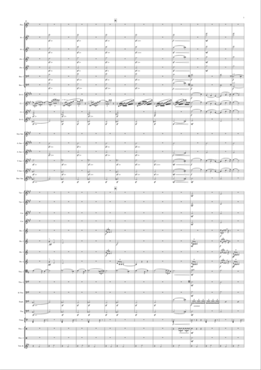 Le Chasseur Maudit (Franck arr Timothy R Wheeler) Small Ensemble scores gallery preview page 3