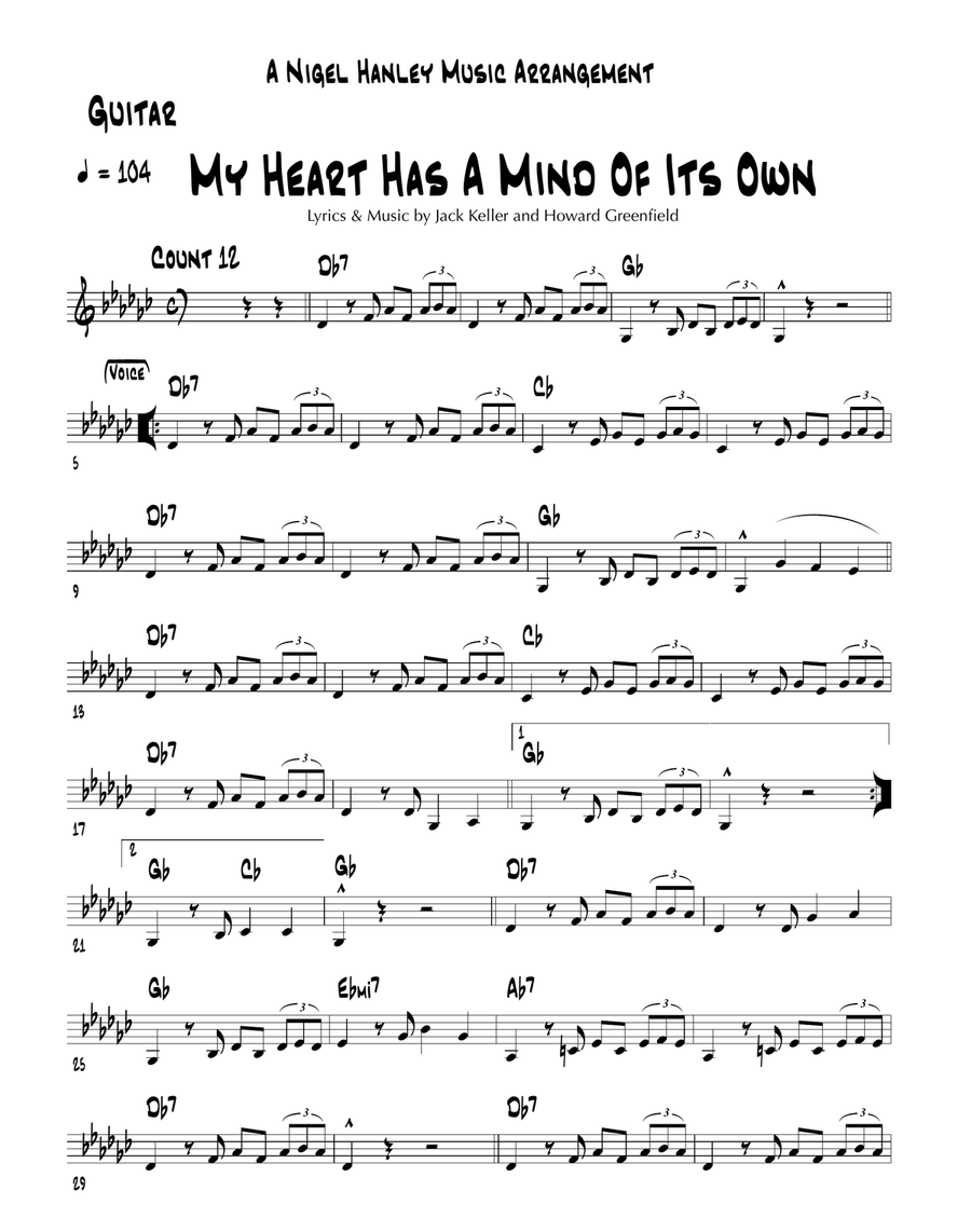 My Heart Has A Mind Of Its Own Small Ensemble scores gallery preview page 4