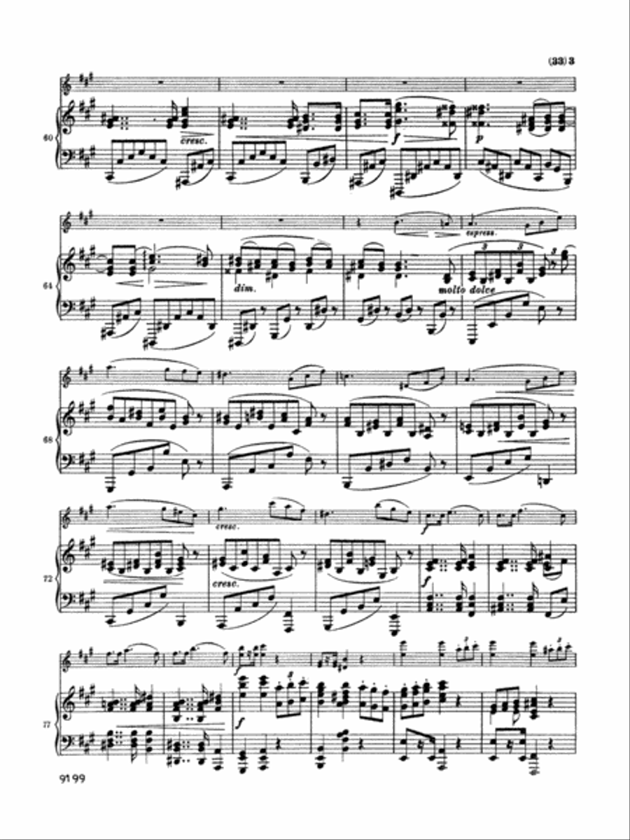 Brahms: Sonata in A Major, Op. 100 Piano scores gallery preview page 5