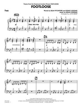 Footloose - Piano