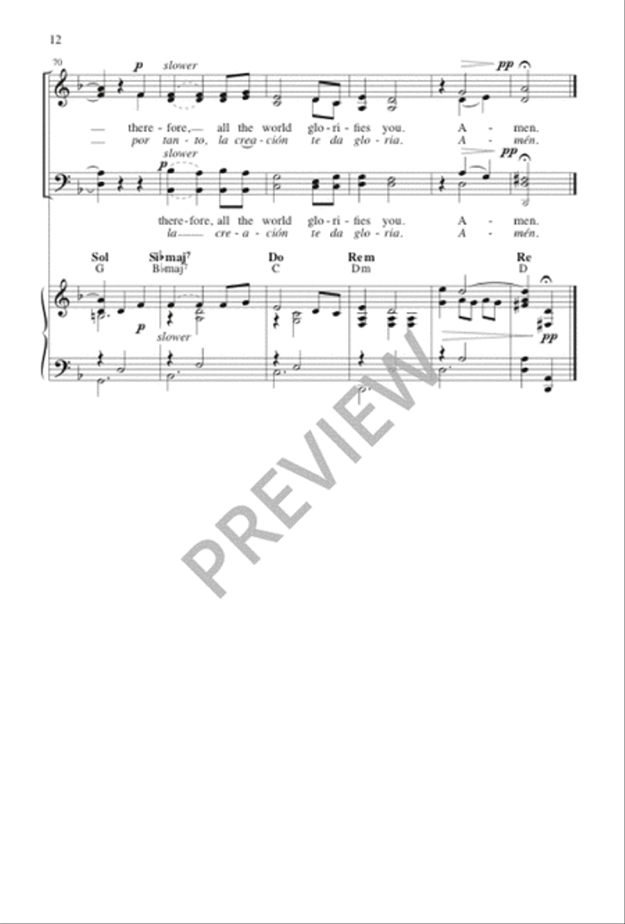 Alegre Luz 4-Part scores gallery preview page 12